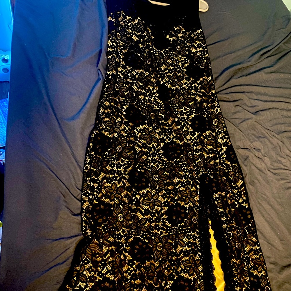 Kids black formal dress